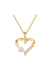 Rafaela Donata - Damen Kette aus 925/- Sterling Silber in Gelbgold mit Zirkonia - gelbgold