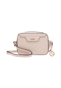 L.CREDI FILIBERTA - Umhängetasche, Emblem, Kunstleder, für Damen - OFFWHITE