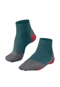 FALKE - Sportsocken RU5 Lightweight Short, Polsterung, für Herren - 3010 SCHWARZ/ GRAU