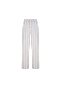 freshlions - Stoffhose Giselle in tollem Streifen-Design - Beige