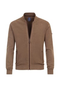 redmond - Strickjacke Basic - Braun