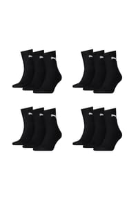 PUMA® - Sportsocken Short Crew 12-Pack - schwarz