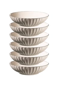 MÄSER Suppenteller-Set, Steinzeug Osita - Osita - weiß