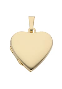 Adelia's - Damen Gold Schmuck 585 Gold Medaillon Anhänger - gold