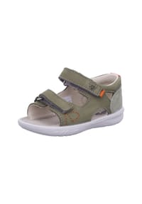 PEPINO® - Leder/Textil Sandalen - Grün