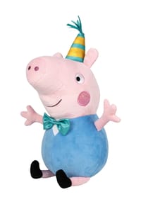 Schmidt - Peppa Pig Plüschtier "Schorsch Wutz Party", 37cm - BUNT
