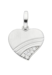Adelia's - Adelia's Damen Anhänger 925 Silber mit Zirkonia – Silberanhänger - silber