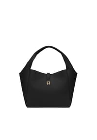 AIGNER ZAIRA - Beuteltasche M, Leder,  für Damen - 0002  BLACK
