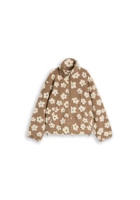 DENIM TOM TAILOR - Fleecejacke, Stehkragen, für Damen - 40933 BROWN TEDDY