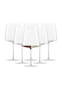 ZWIESEL GLAS Rotweingläser samtig & üppig Simplify 740 ml 6er Set transparent - SIMPLIFY - transparent