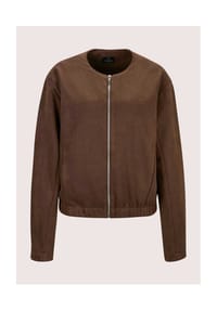 MADELEINE - Blouson in Veloursoptik - braun