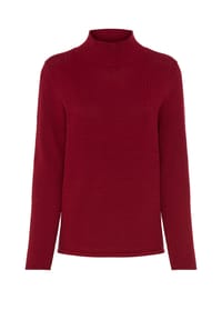olsen - Pullover mit Stehkragen - Ruby Red