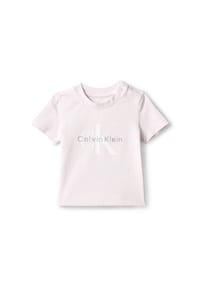 Calvin Klein - T-Shirt, Druckknopf, für Babys und Kleinkinder - VFH PURPLE