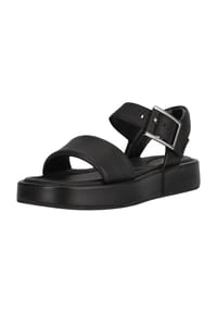 CLARKS® - Sandalen Alda Strap Black Leather im stilvollen verstellbaren Schnallen-Design - 1216 Black Leather