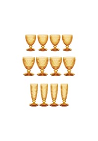 Villeroy & Boch Wasser-, Wein- und Sektgläser Boston Coloured 12er Set - BOSTON COLOURED - blau