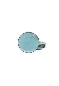 CreaTable Nature Collection Lightblue, Dessertteller 6-tlg ( - Nature Collection - Blau
