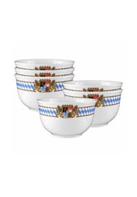 Seltmann Weiden Müslischalen Compact Bayern ø 12,7 cm 6er Set bunt - COMPACT - bunt