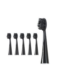 AILORIA - Charcoal Ersatzbürstenköpfe 6er Set SHINE BRIGHT - schwarz