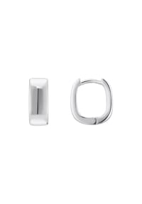 Thomas Sabo - Creolen mit eckiger Form - silberfarben