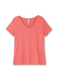 sheego - T-Shirt - kobaltblau