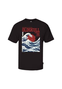 OLDSKULL - T-Shirt Asian Big W mit coolem Print - Black
