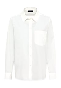 MANGUUN collection - Hemdbluse, Baumwolle, für Damen - GRÜN STREIFEN