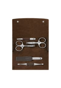 ZWILLING TWINOX® - Maniküre/Pediküre-Set, 5-tlg. - BRAUN/SILBER