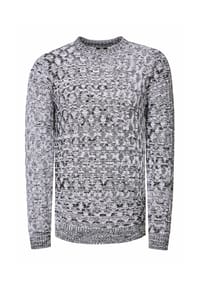 RUSTY NEAL - Strickpullover mit schönem Muster - Grau