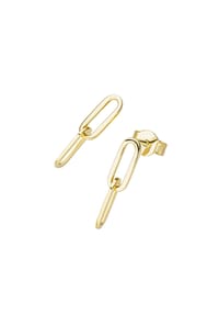 Luigi Merano® - Ohrstecker mit ovalen Gliedern, Gold 375 - gold