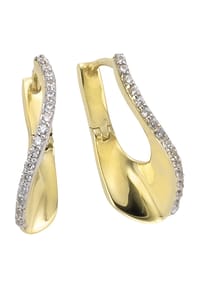 CELESTA® - Damen Creolen "371310446-2", 375er Gelbgold - gold