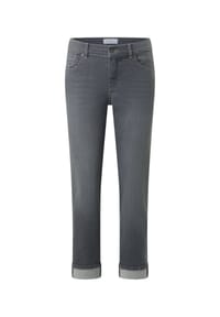 ANGELS - Jeanshose "Darleen Crop TU", Used-Waschung, für Damen - 1358 MID GREY USE