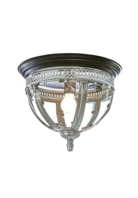 LOBERON - Wand- & Deckenlampe Toole silber/schwarz - silber/schwarz