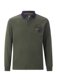 JAN VANDERSTORM - Langarm-Poloshirt OLSLAND - oliv