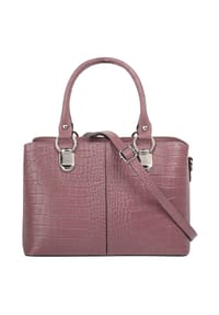 Cluty - Umhängetasche Echt Leder, Made In Italy - alt-rosa