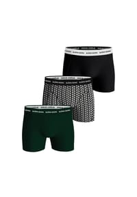 BJÖRN BORG - Herren Boxershorts, 3er Pack - Cotton Stretch Boxer, Unterhose, Baumwolle - Blau/Weiß