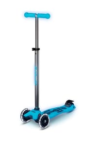 micro - Scooter Maxi Deluxe glow LED - blau