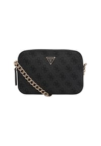 GUESS NOELLE - Umhängetasche, Kunstleder, Reißverschluss, für Damen - COAL LOGO