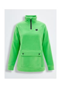 CAT by manii'ta lacitta - Grünes Fleece-Sweatshirt - grün