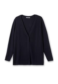 sheego - Strickjacke - schwarz