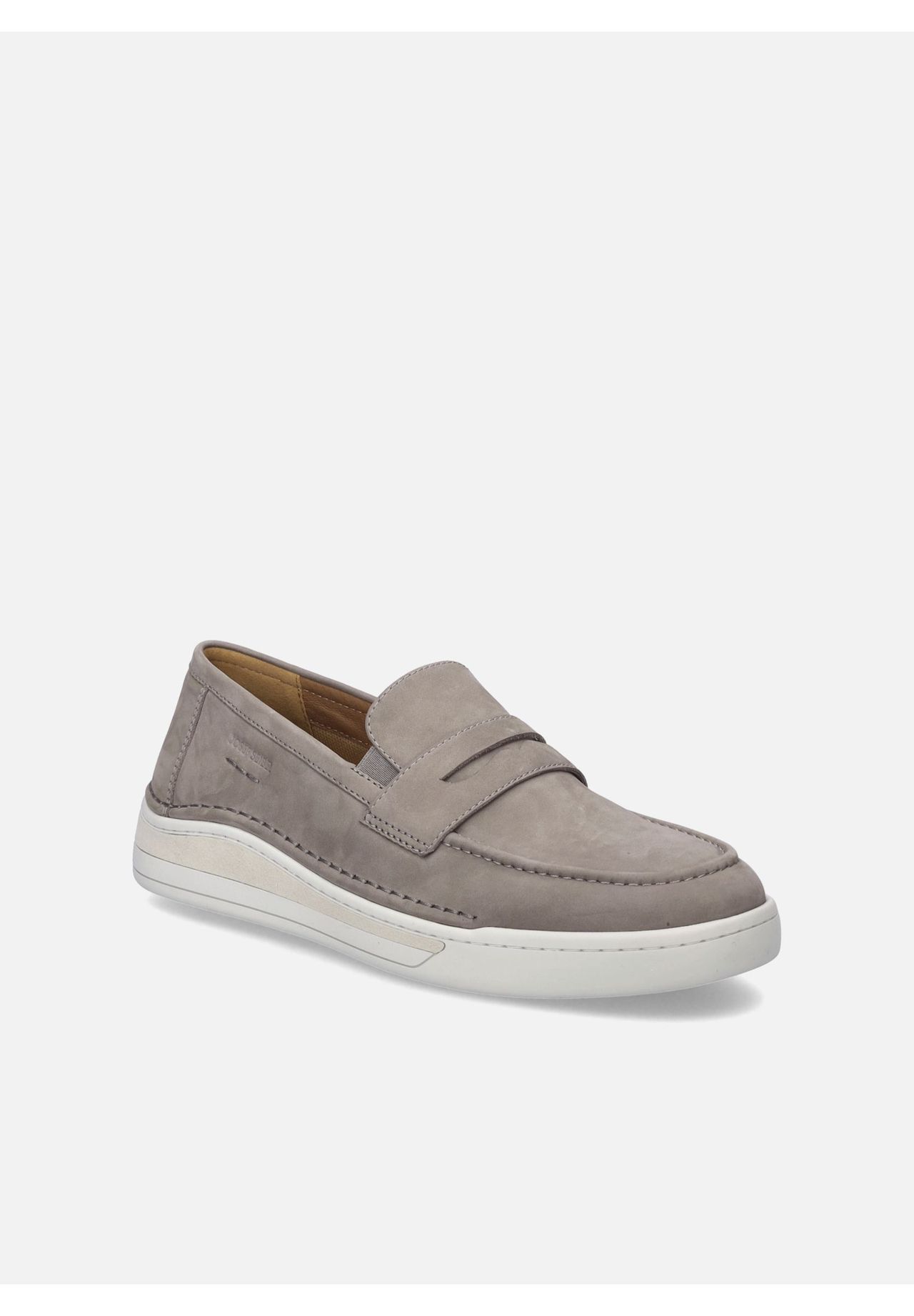 Seibel Slipper "Cleve 08", Leder, ZiernäHte, FüR Herren, Grau, 46