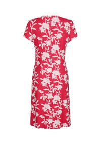 Alba Moda - Jerseykleid mit Raffung - pink