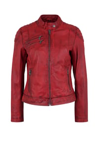 7eleven - Lederjacke Riviera im Biker-Look - antra