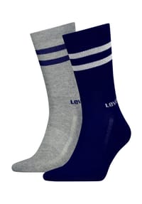 Levi's® - Socken, 2er-Pack, Logo-Design, für Herren - 001 BLACK/WHITE