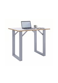 VCM. - Bartisch, Stehtisch und Meetingtisch, 110 x 80 x 100 cm, Hochtisch für Küche, Büro und Lounge - Salia - Schwarz / Anthrazit