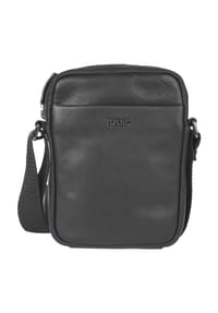 JOOP! TERAMO - Umhängetasche, Reißverschluss, Emblem, Leder - 702 DARKBROWN