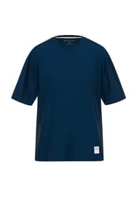 TOM TAILOR - Schlafanzug-Oberteil, Baumwolle, für Herren - 630 BLAU-DUNKEL-U