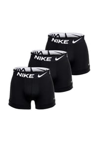 NIKE - Herren Boxer Shorts, 5er Pack - Essential Micro Trunks, Dri-Fit Micro, Logobund, einfarbig - Schwarz