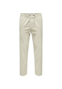 ONLY & SONS - Cordhose"Linus", Tunnelzug, für Herren - 261395 SILVER LIN
