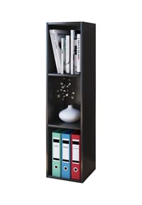 VCM. - Holzregal stehend | platzsparendes Regal | Maße: H. 107 x B. 34 x T. 30 cm | Elegantes Regal stehend | Aufbewahrungsregal | Bücherregal - Mendas - Buche