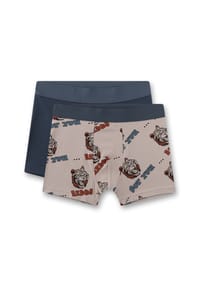 Sanetta - Boxershorts, 2er-Pack, für Kinder - 18047 GREY OPAL